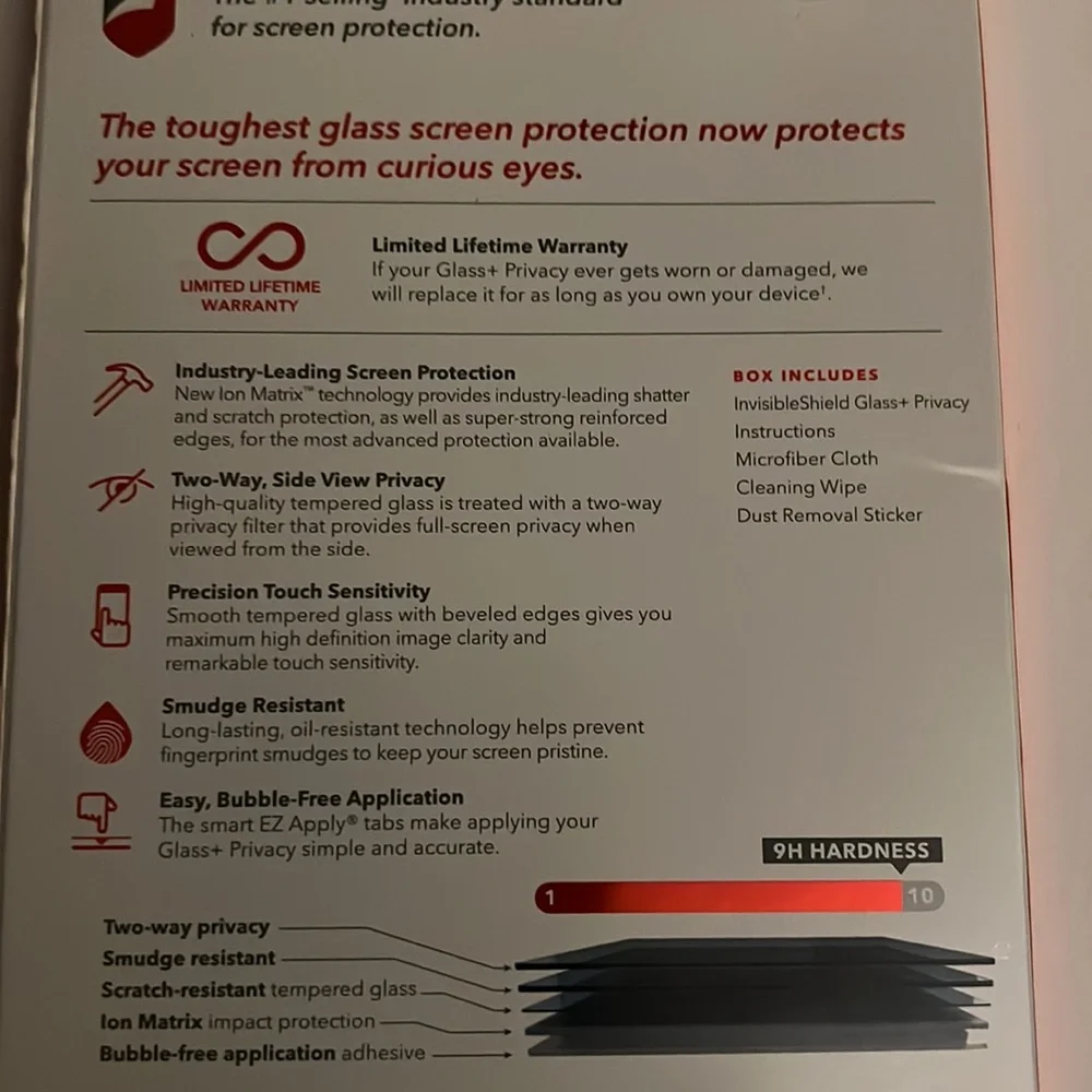 Invisible Shield Glass + Privacy - IPhone 8/7/6s/6